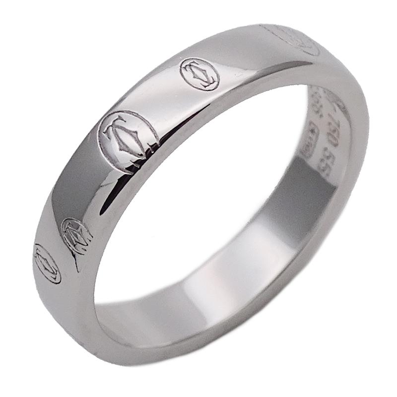 Cartier カルティエ リング レディース ブランド 指輪 750WG ハッピー  