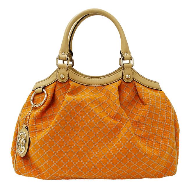 グッチ トートバッグ スーキー 2way GG キャンバス オレンジ