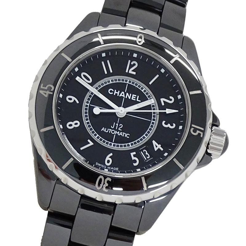 CHANEL シャネル 時計 メンズ ブランド J12 デイト 自動巻き AT  