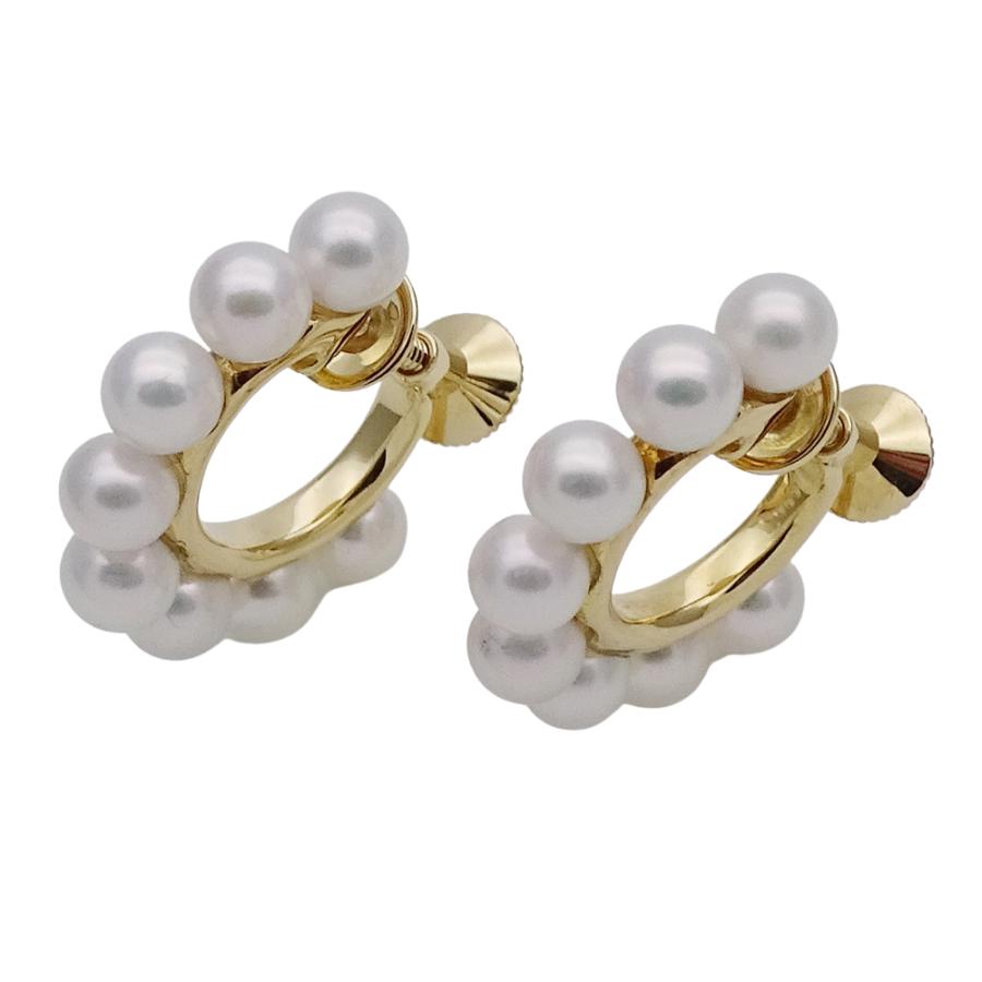 MIKIMOTO（ミキモト） イヤリング レディース ブランド K18YG パール