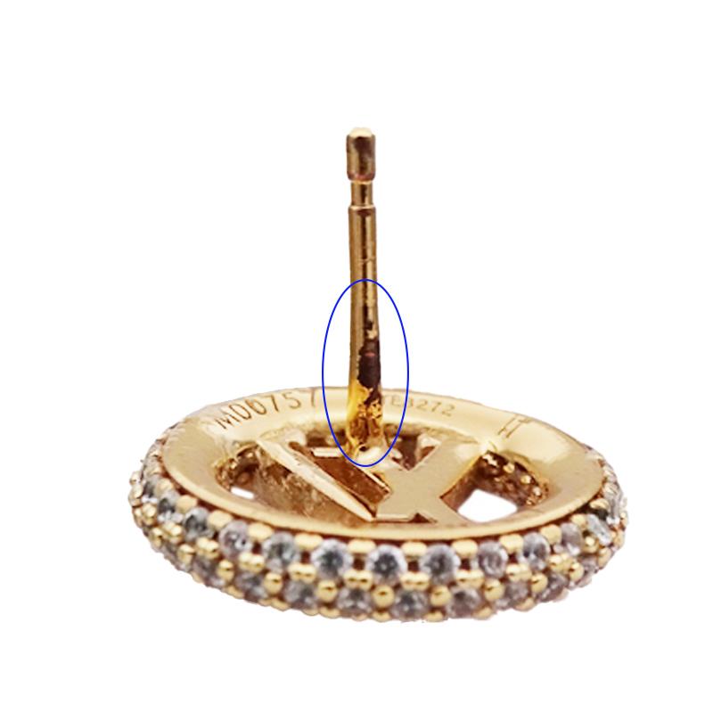 ルイヴィトン ピアス・ルイーズ バイ ナイト M00757 ラインストーン ヴィトン M00757 ブックル ドレイユ ルイーズ バイ ナイト