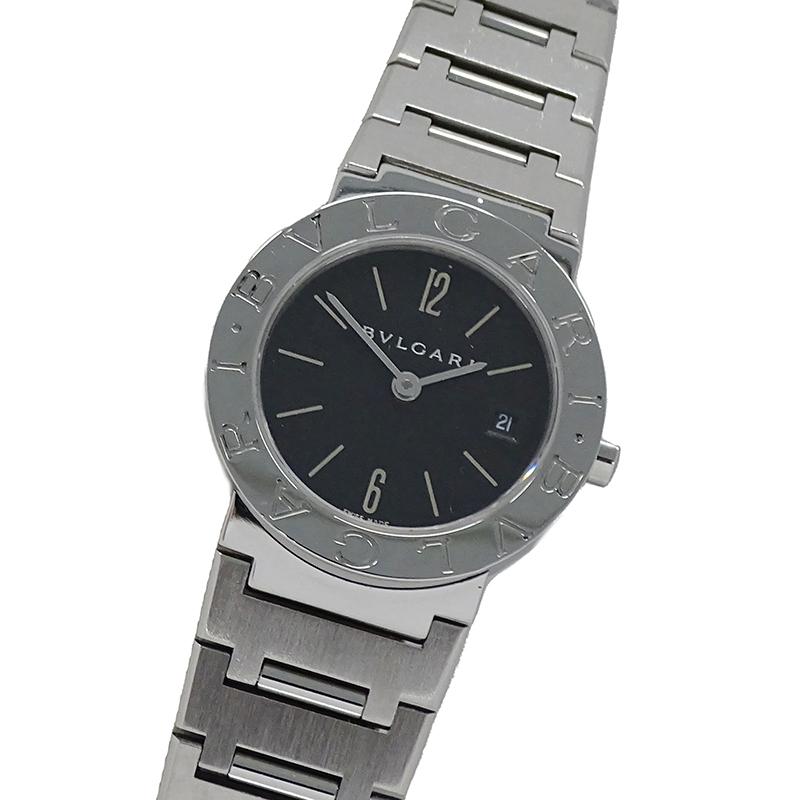 BVLGARI ブルガリBB26SS レディースクォーツ　ブラック ステンレス BVLGARI（ブルガリ） 時計 レディース ブランド ブルガリブルガリ
