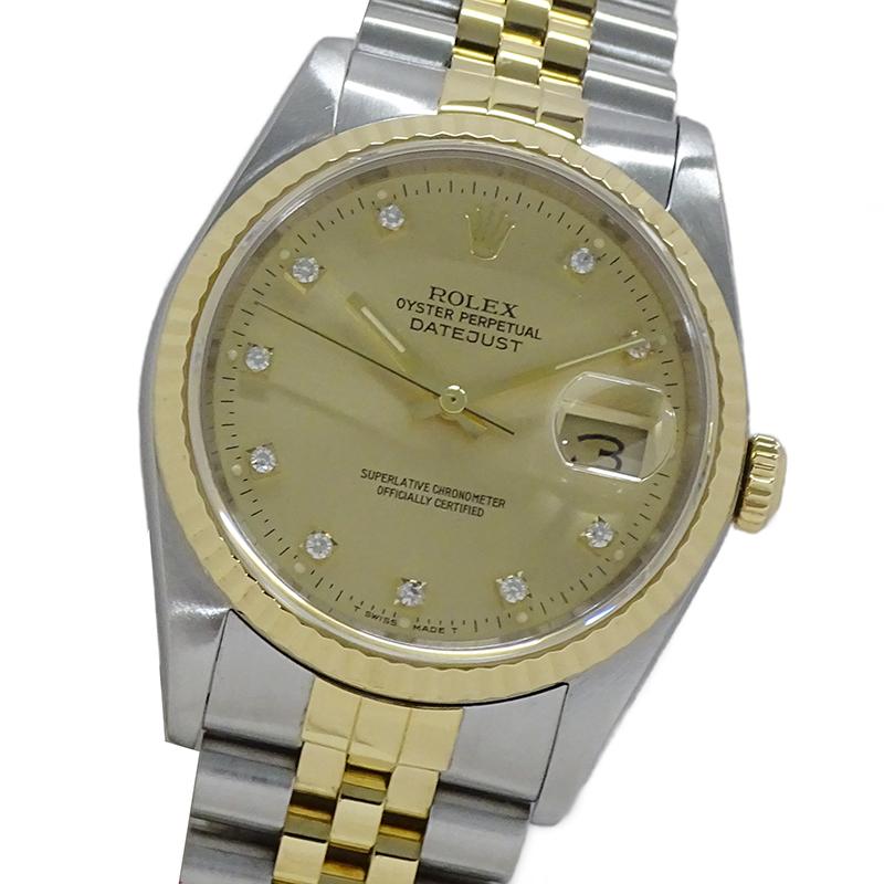 ROLEX（ロレックス） デイトジャスト 16233G R番 時計 メンズ ブランド 