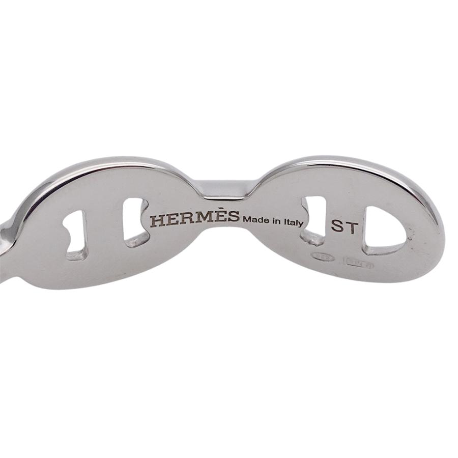 エルメス HERMES バングル シェーヌダンクル アンシェネ レディース メンズ ブランド ブレスレット SV925 STサイズ シルバー 磨き済み_4