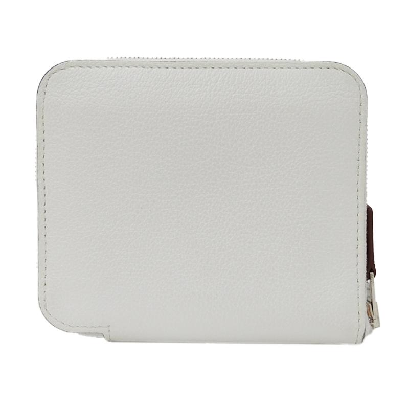 【早い者勝ち！】HERMES アザップ シルクインコンパクト ニューホワイト HERMES（エルメス） 財布 アザップ シルクインコンパクト レディース