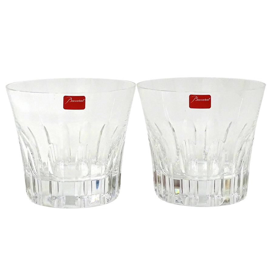 バカラ Baccarat グラス レディース メンズ ブランド ロックグラス クリスタルガラス クリア ペアグラス 2客 おしゃれ 食器 大きい 大きめ 【中古】 バカラ（Baccarat） グラス レディース メンズ ブランド ロックグラス