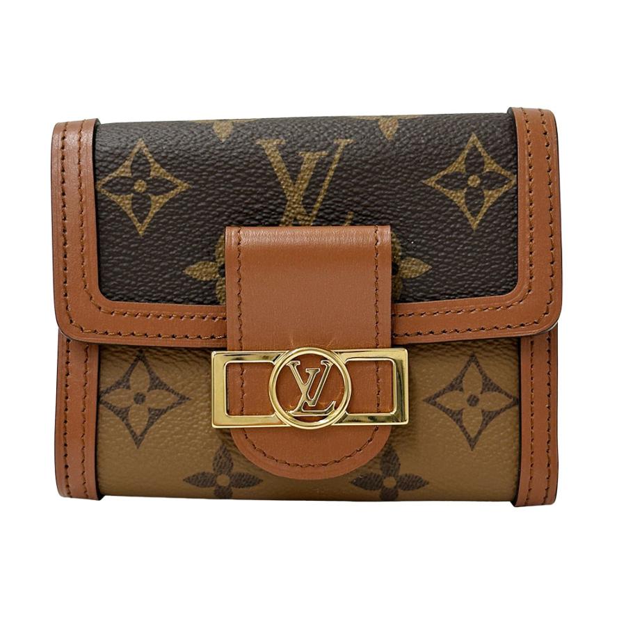 【極美品】ルイ ヴィトン モノグラム ドーフィーヌ リバース 三つ折り財布 LOUIS VUITTON（ルイ・ヴィトン） 財布 モノグラム リバース 三つ折り