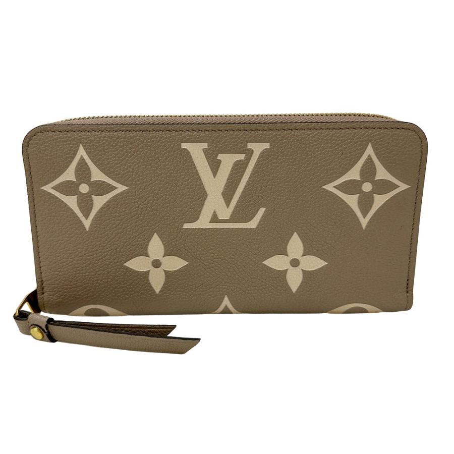 極美品 ルイヴィトン ジッピーウォレット アンプラント バイカラー 長財布 極美品】ルイヴィトン LOUIS VUITTON バイカラー アンプラント