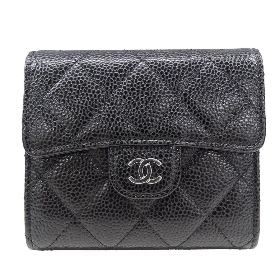 シャネル　二つ折り財布　マトラッセ キルティングレザー　CHANEL 財布 CHANEL シャネル 財布 レディース ブランド 二つ折り財布 マトラッセ
