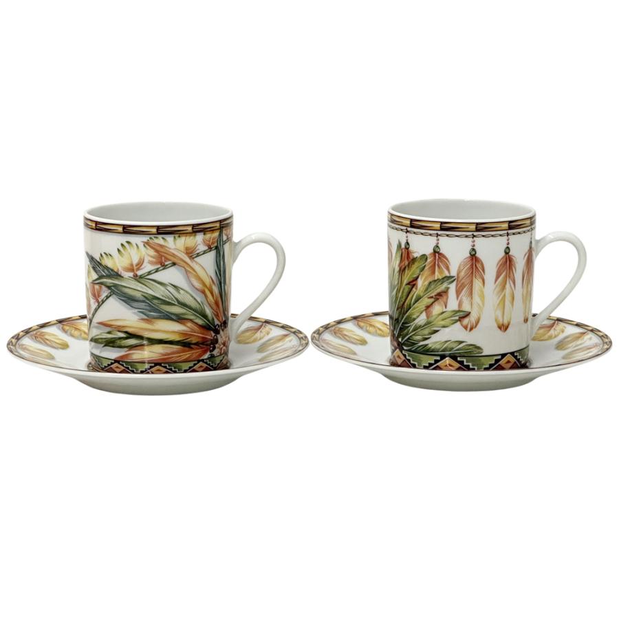 HERMES（エルメス） 食器 カップ＆ソーサー ペアセット レディース