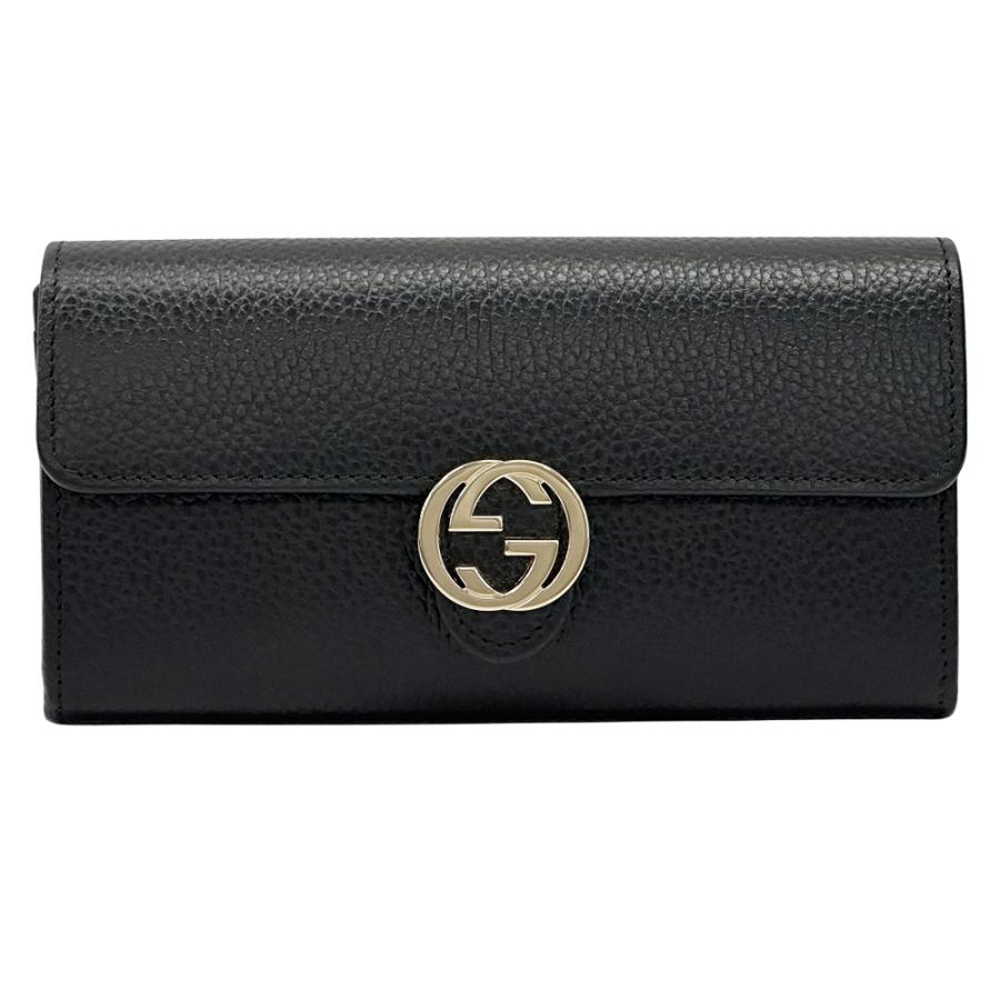 GUCCI（グッチ） 財布 レディース ブランド インターロッキング 長財布