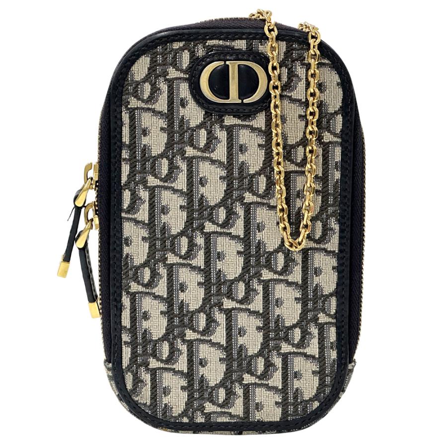 Dior ショルダーバッグ ネイビー/ベージュ