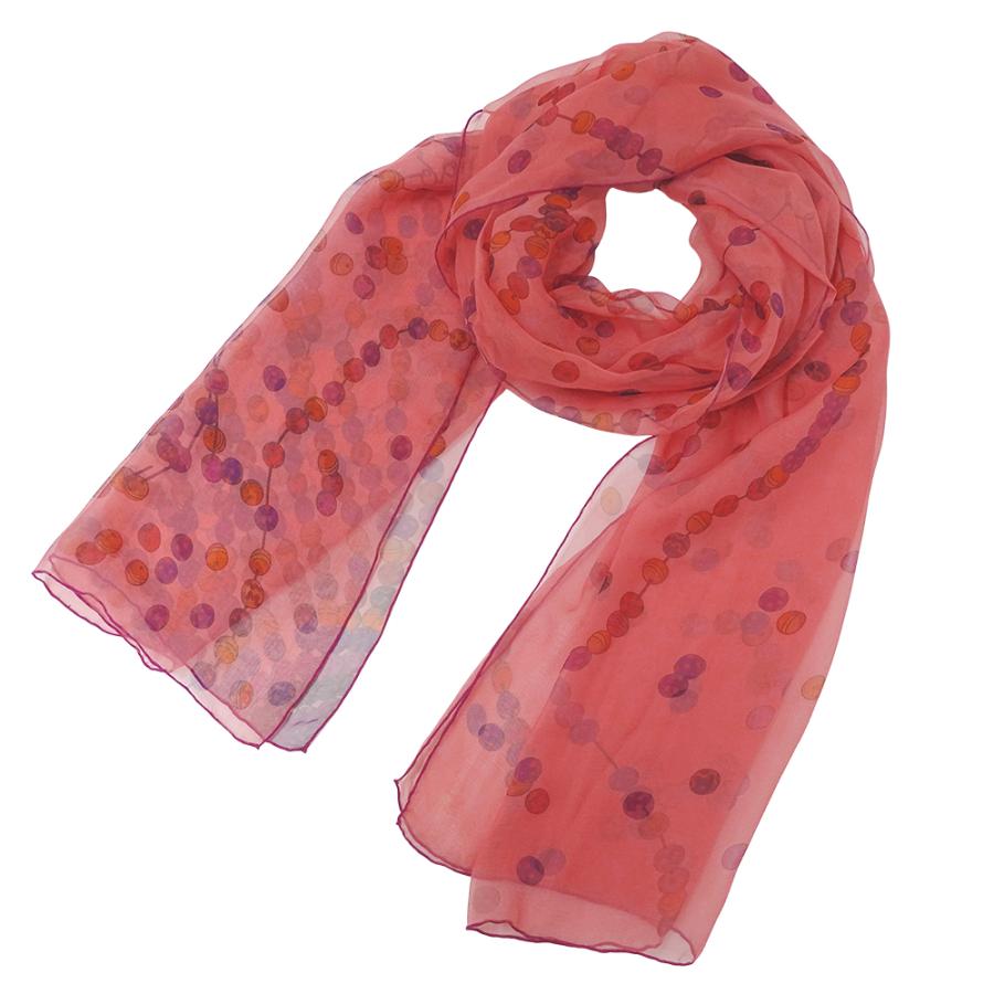 HERMES（エルメス） スカーフ レディース ブランド シルク レッド