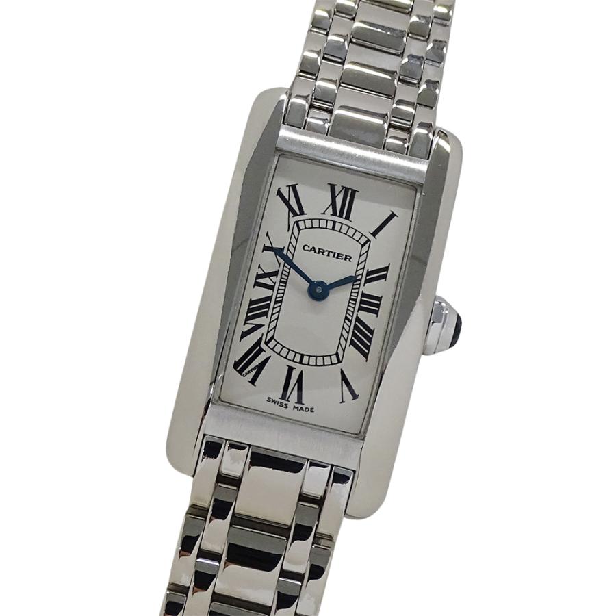 Cartier（カルティエ） 時計 レディース ブランド タンクアメリカン SM