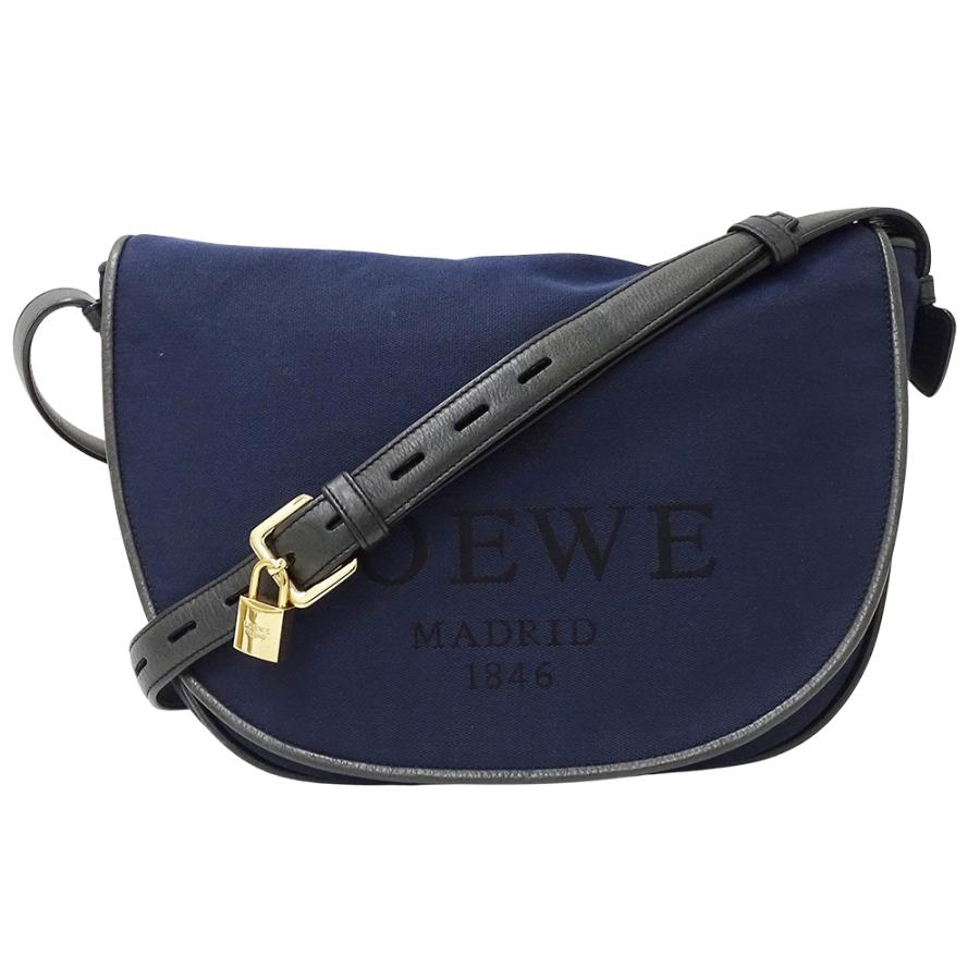 新品未使用　LOEWE ネイビー ショルダーバッグ LOEWE（ロエベ） バッグ レディース ブランド ショルダーバッグ