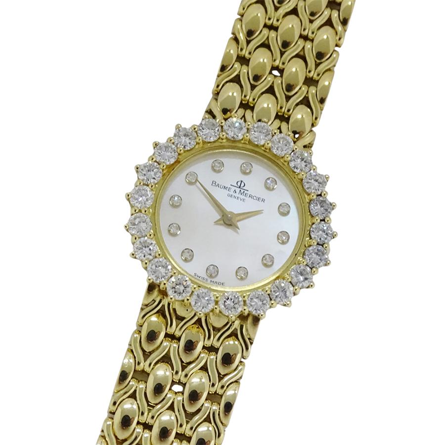 ボーム&メルシエ クォーツ ゴールド 腕時計 BAUME&MERCIER（ボーム&メルシエ） 時計 レディース ブランド シェル