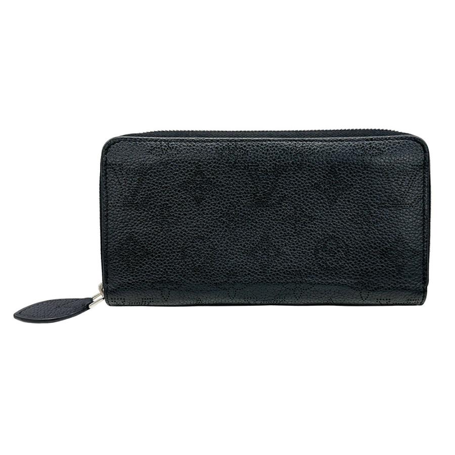 【美品】LOUISVUITTON ヴィトン　マヒナ　長財布　ブラック LOUIS VUITTON（ルイ・ヴィトン） 財布 レディース ブランド 長財布