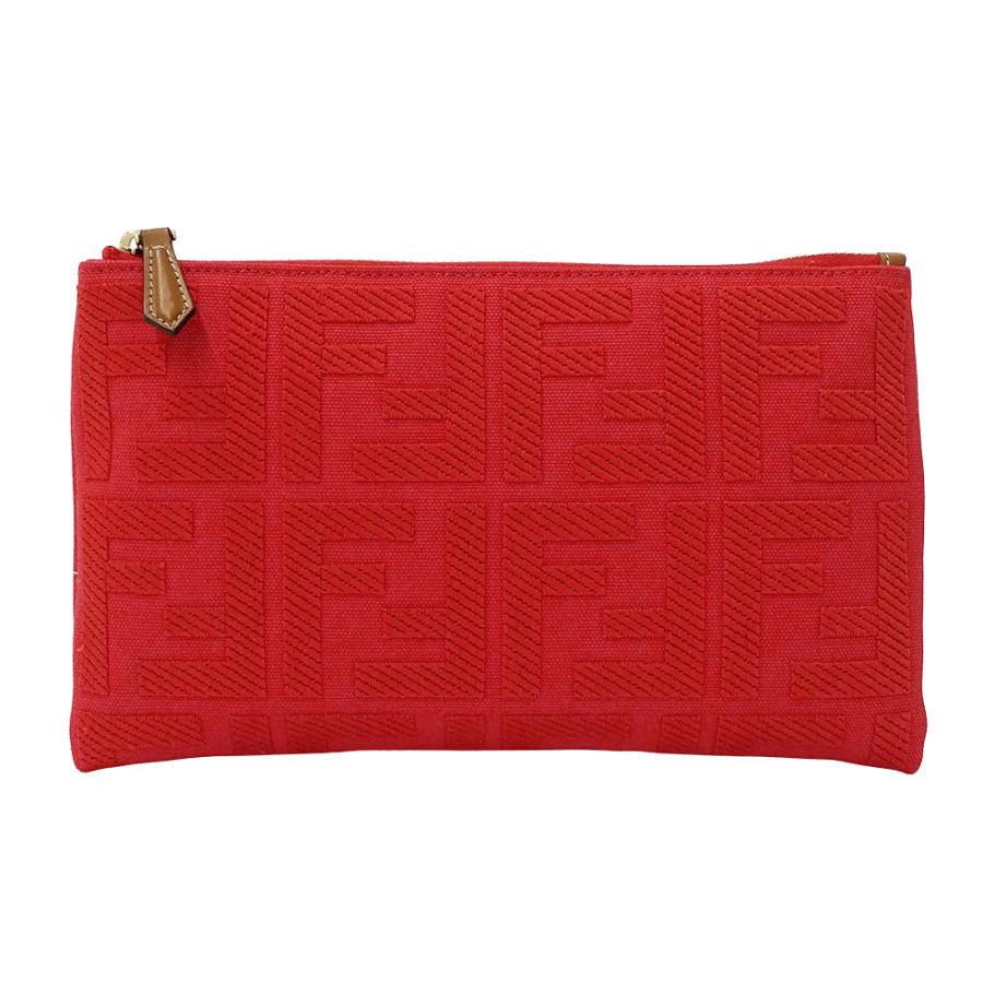 ＜タグ付き新品＞フェンディ FENDI ズッカ柄 クラッチバッグ ポーチ FENDI（フェンディ） ポーチ レディース ブランド クラッチバッグ