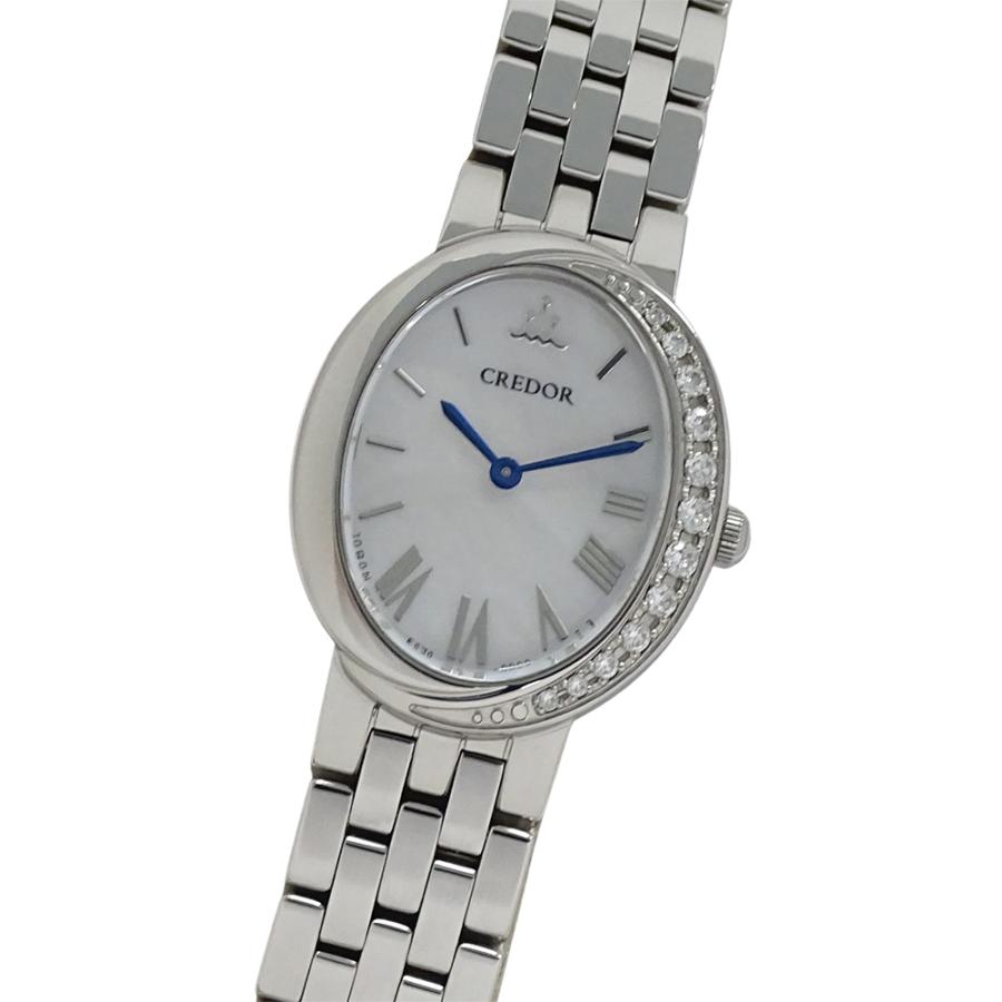 稼働 希少 美品 セイコー クレドール シグノ クォーツ 腕時計 文字盤ホワイト SEIKO（セイコー） クレドール シグノ クォーツ ペアウォッチ GBAR011