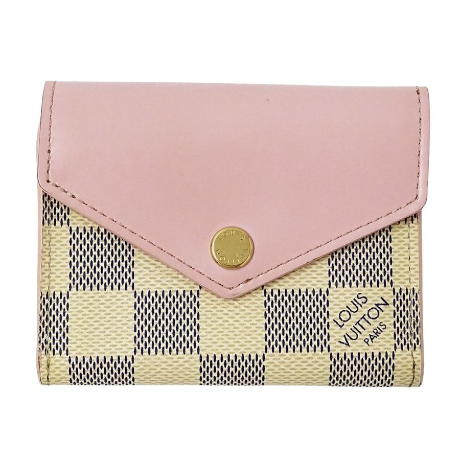 新品未使用！ 完売品 ルイヴィトン 財布 ポルトフォイユ ゾエ アズール LOUIS VUITTON（ルイ・ヴィトン） 財布 ダミエ アズール レディース