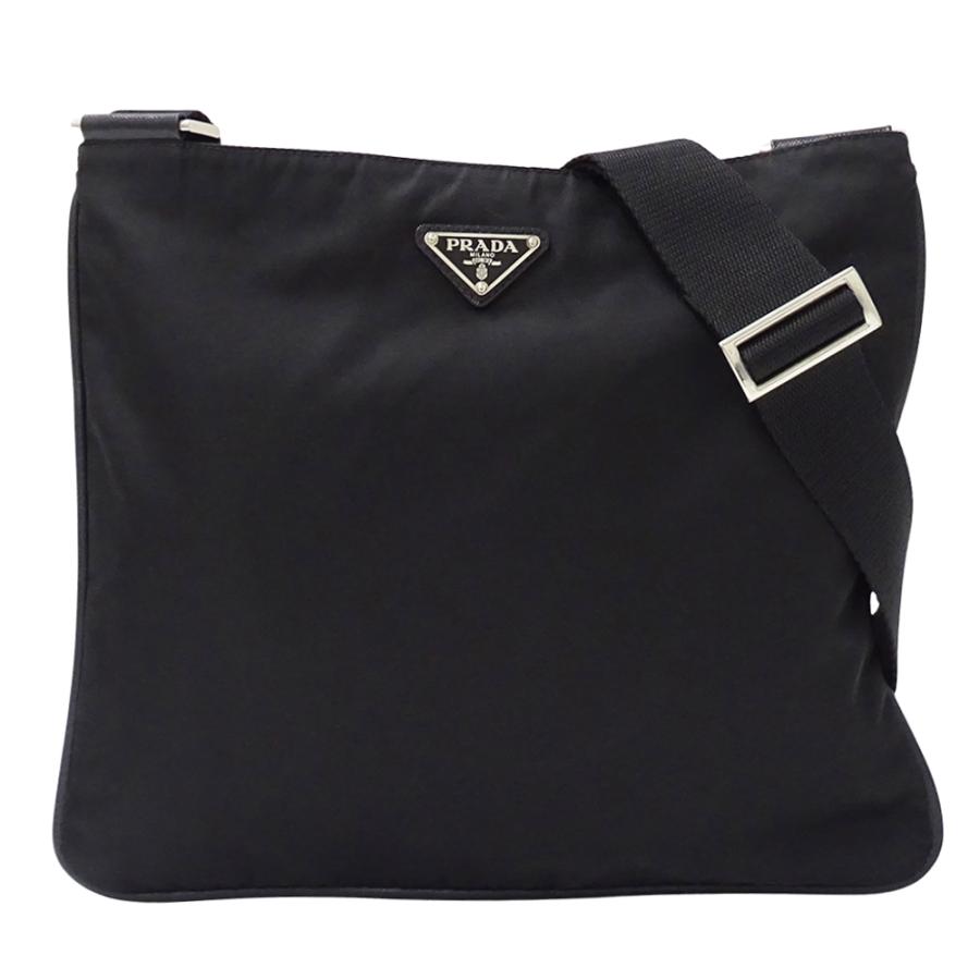 PRADA ナイロンショルダーバッグ ブラック PRADA（プラダ） バッグ レディース メンズ ブランド ショルダーバッグ