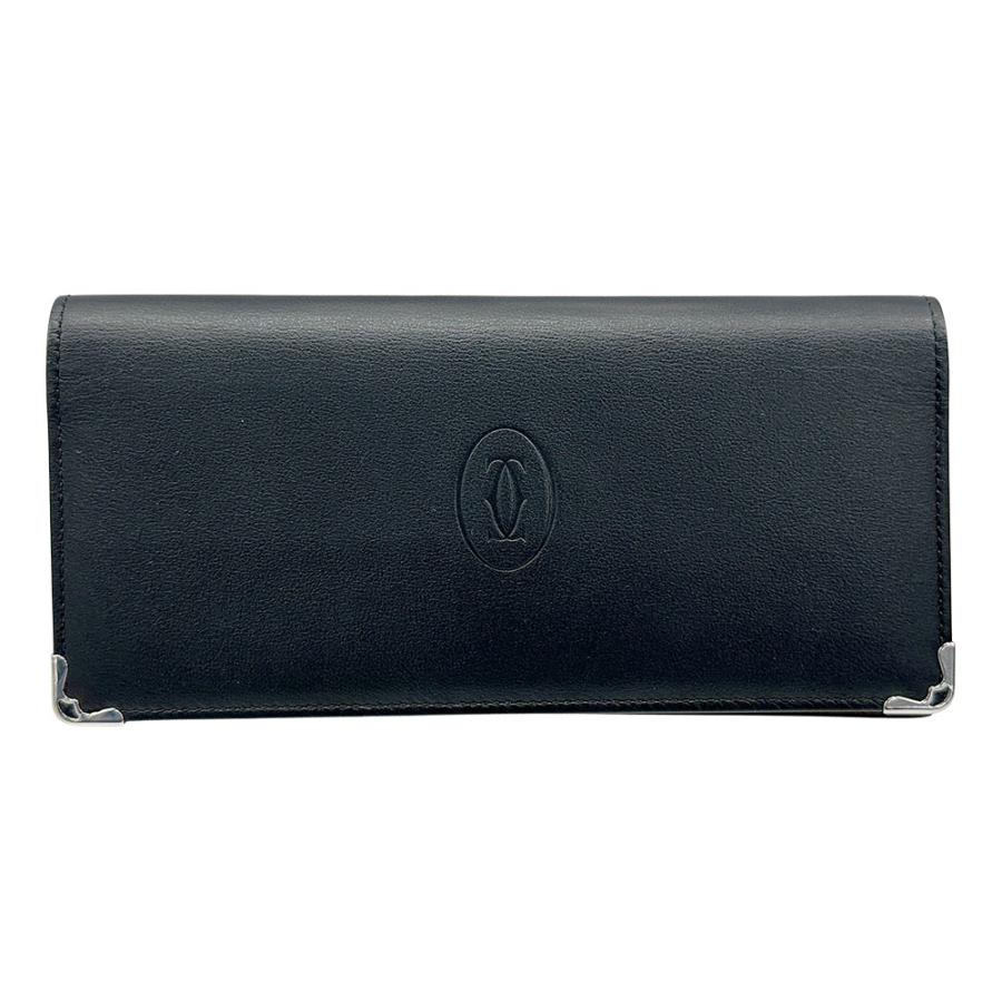 Cartier カルティエ 長財布 ウォレット ブラック 本革 レザー マスト Cartier（カルティエ） 財布 メンズ ブランド 長財布 マスト レザー