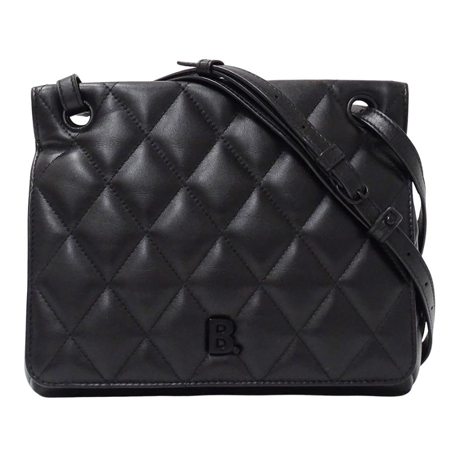 バレンシアガ BALENCIAGA バッグ レディース ブランド ショルダーバッグ レザー タッチパフィー ブラック 593371 黒 キルティング 斜め掛け おしゃれ 【中古】 BALENCIAGA（バレンシアガ） バッグ レディース ブランド ショルダー