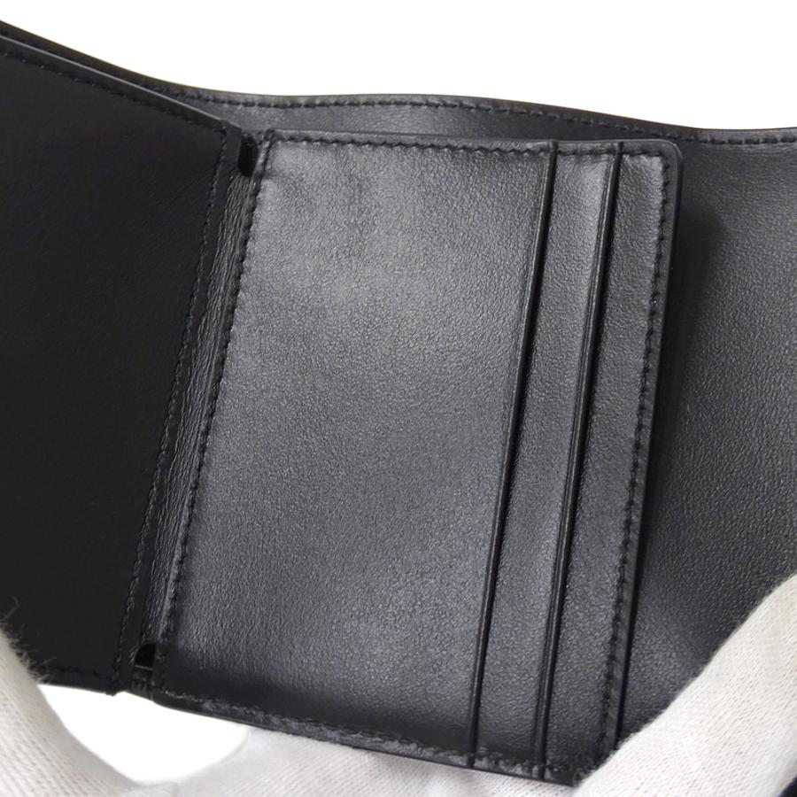 CELINE　セリーヌ　三つ折り財布　トリオンフ　黒 　ブラック CELINE（セリーヌ） 財布 レディース ブランド 三つ折り財布