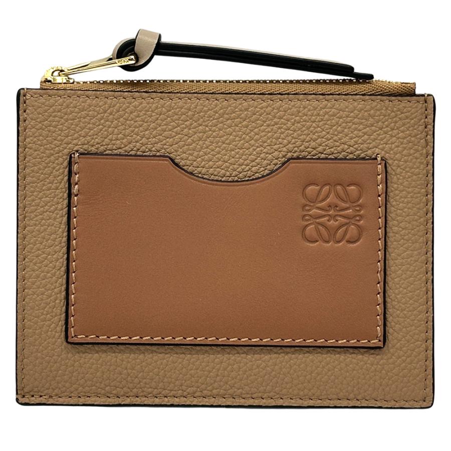 LOEWE / ロエベ | アナグラム レザー フラグメントケース | ブラウン アナグラム フラグメントケース コインケース レザー ブラウン ロエベ