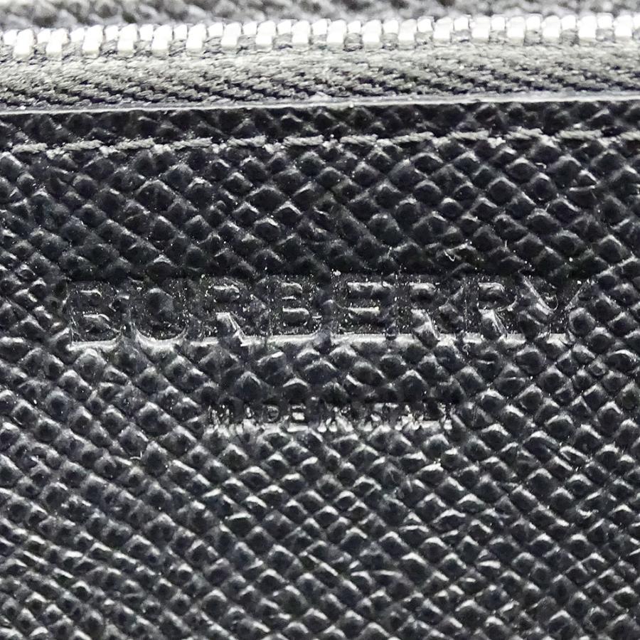 BURBERRY（バーバリー） 財布 メンズ ブランド 長財布 レザー ブラック