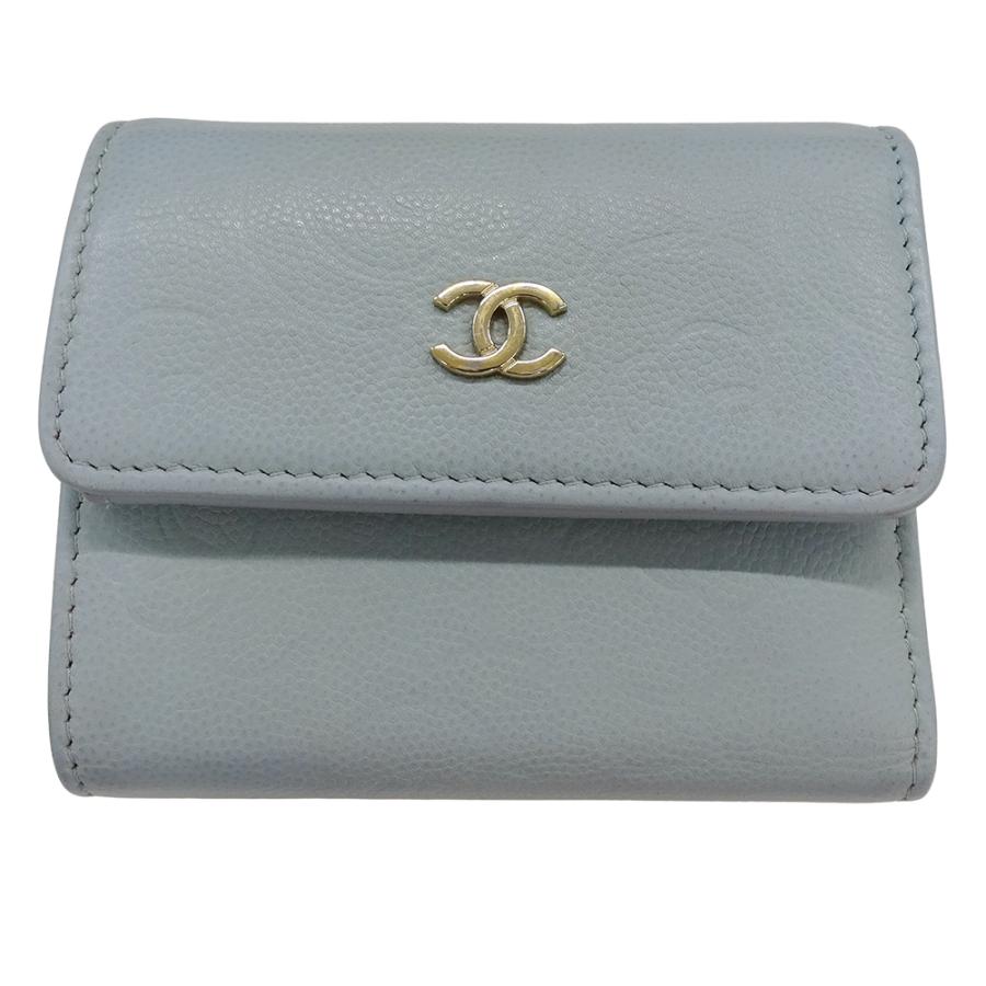 CHANEL（シャネル） 財布 レディース ブランド 三つ折り財布 キャビア