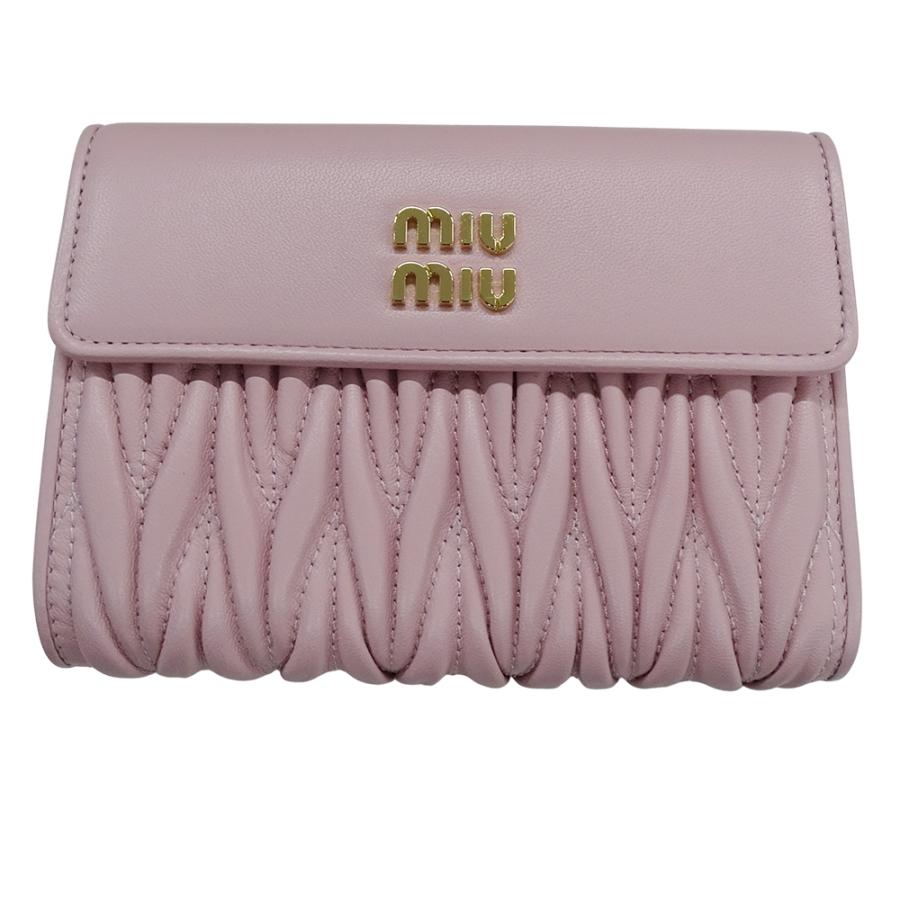 miu miu（ミュウミュウ） 財布 レディース ブランド 二つ折り財布