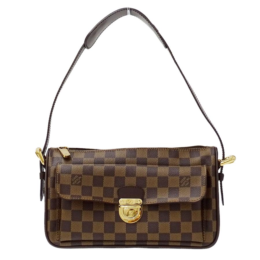 ルイ・ヴィトン LOUIS VUITTON バッグ ダミエ レディース ブランド ショルダーバッグ ラヴェッロ PM N60006 ショート 肩掛け ブラウン おしゃれ 【中古】 LOUIS VUITTON - ルイ・ヴィトン LOUIS VUITTON バッグ ダミエ