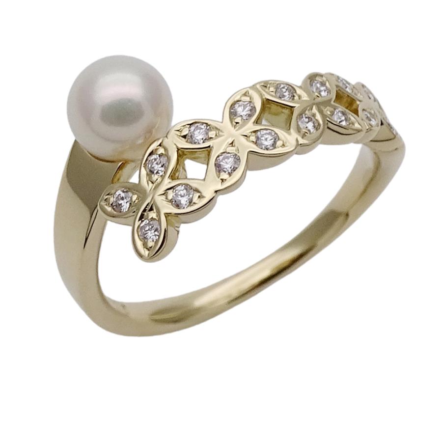 MIKIMOTO（ミキモト） リング レディース ブランド 指輪 K18YG パール 