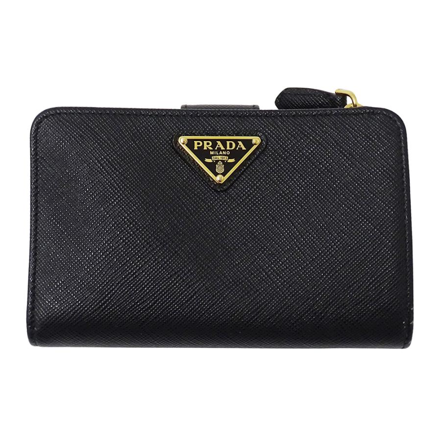 PRADA（プラダ） 財布 レディース ブランド 二つ折り財布 サフィアーノ 