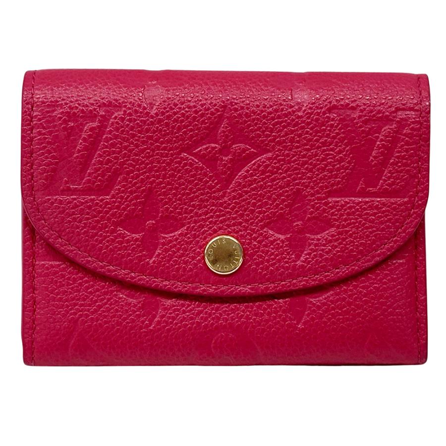 ☆美品☆ルイヴィトン ケース 財布 モノグラム ポルトモネロザリ ローズ LOUIS VUITTON（ルイ・ヴィトン） 財布 モノグラムアンプラント