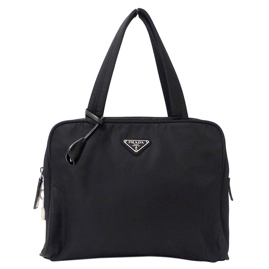 PRADA プラダ ナイロン ハンドバッグ 黒 ブラック PRADA（プラダ） バッグ レディース ブランド ハンドバッグ ナイロン