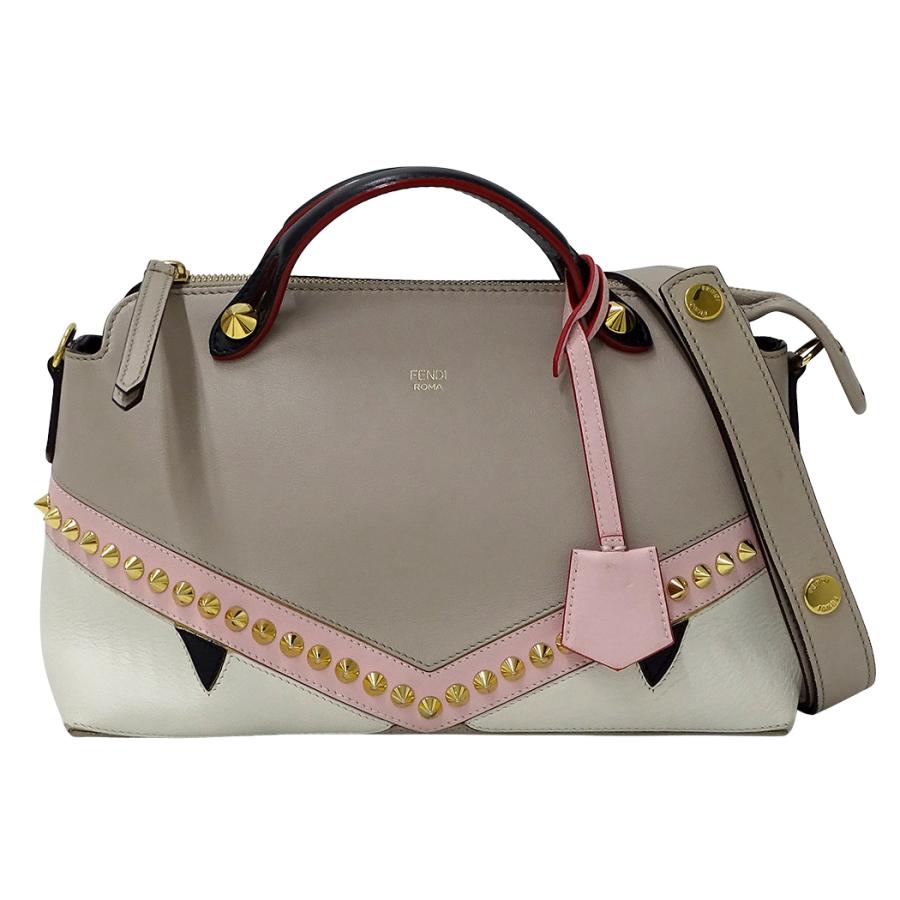 FENDIフェンディ　バイザウェイ　グレージュ　ショルダーハンドバッグ FENDI（フェンディ） バッグ レディース ブランド ハンドバッグ