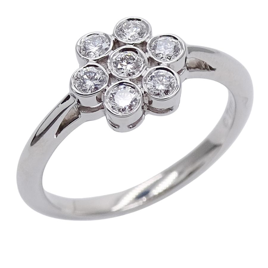 訳あり⭐︎Tiffany & Co. Pt950 ダイヤモンド フラワー リング TIFFANY&Co.（ティファニー） リング レディース ブランド 指輪 PT950