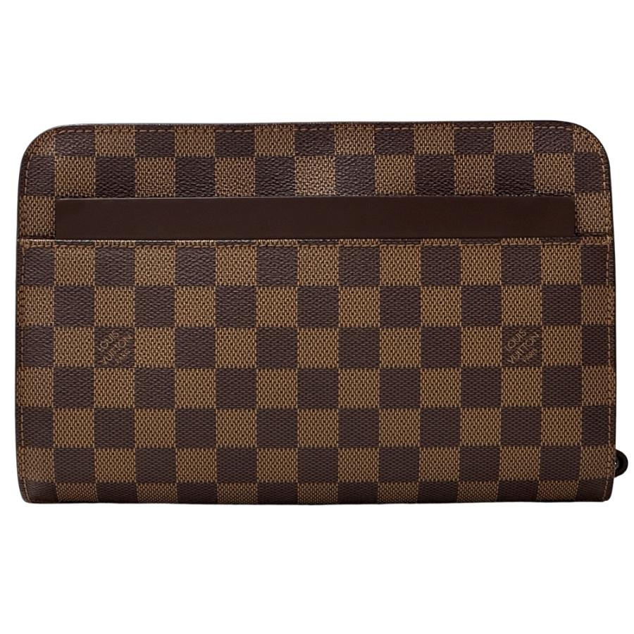 ルイヴィトン N51993 セカンドバッグ ブラウン  LOUIS VUITTON サンルイ ダミエ エベヌ LOUIS VUITTON（ルイ・ヴィトン） バッグ ダミエ メンズ ブランド