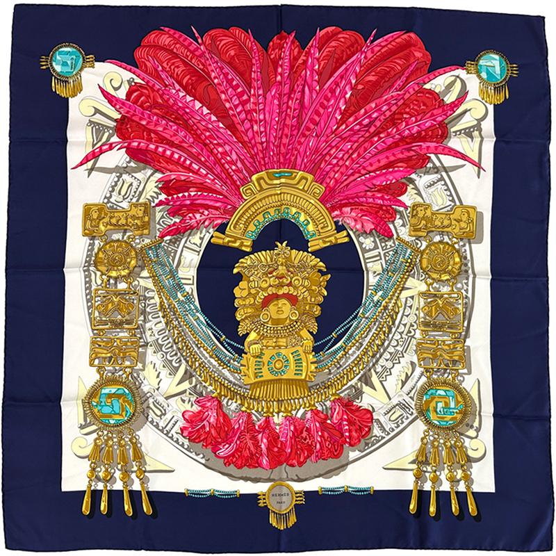 HERMES（エルメス） スカーフ カレ90 MEXIQUE メキシコ レディース