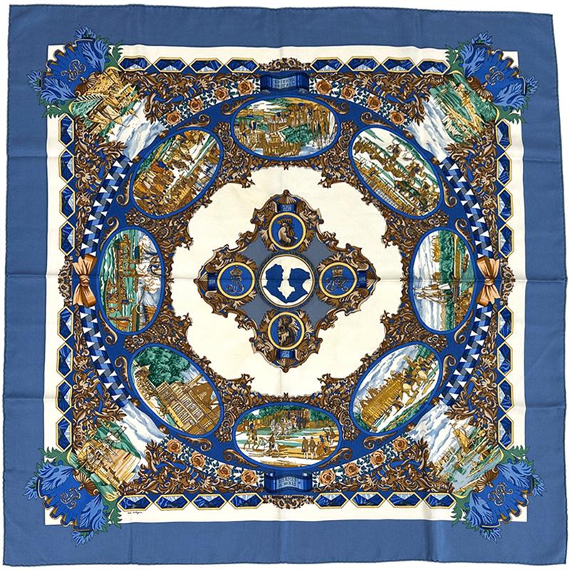 エルメス HERMES カレ90 仏英同盟 L Entente Cordiale HERMES（エルメス） スカーフ カレ90 L'ENTENTE CORDIALE 仏英同盟