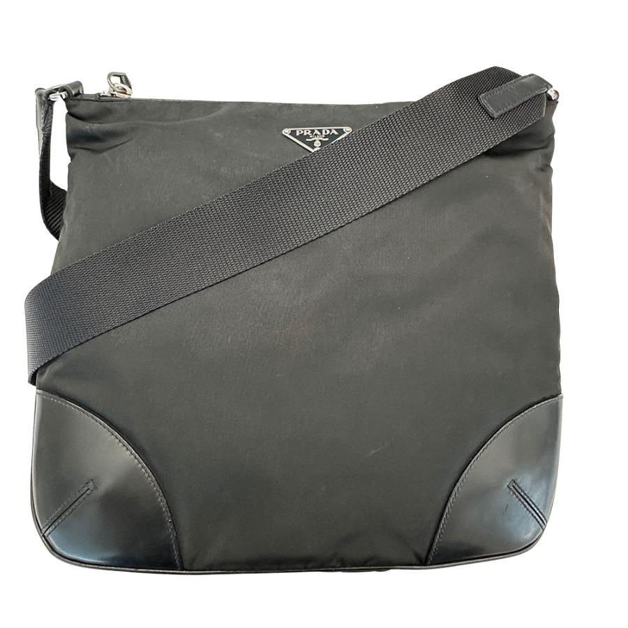 PRADA プラダ ショルダーバッグ ナイロン ブラック PRADA（プラダ） バッグ メンズ ブランド ショルダーバッグ ナイロン