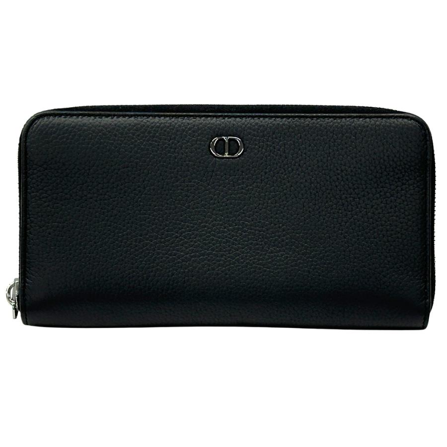 クリスチャンディオール 長財布 CDロゴ レザー ブラック 黒色 Christian Dior（クリスチャン・ディオール） ディオール Dior 財布