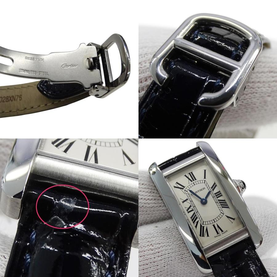 Cartier（カルティエ） 時計 レディース ブランド タンクアメリカン SM