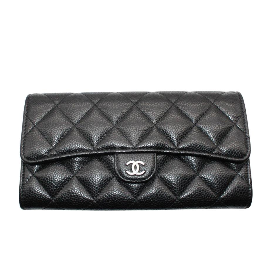 ✨CHANEL✨　シャネル　長財布　マトラッセ　ブラック　黒 CHANEL（シャネル） 財布 マトラッセ レディース ブランド 長財布