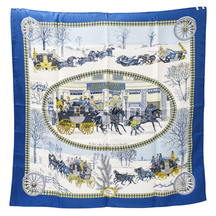 HERMES（エルメス） スカーフ レディース ブランド カレ 90 L'HIVER EN