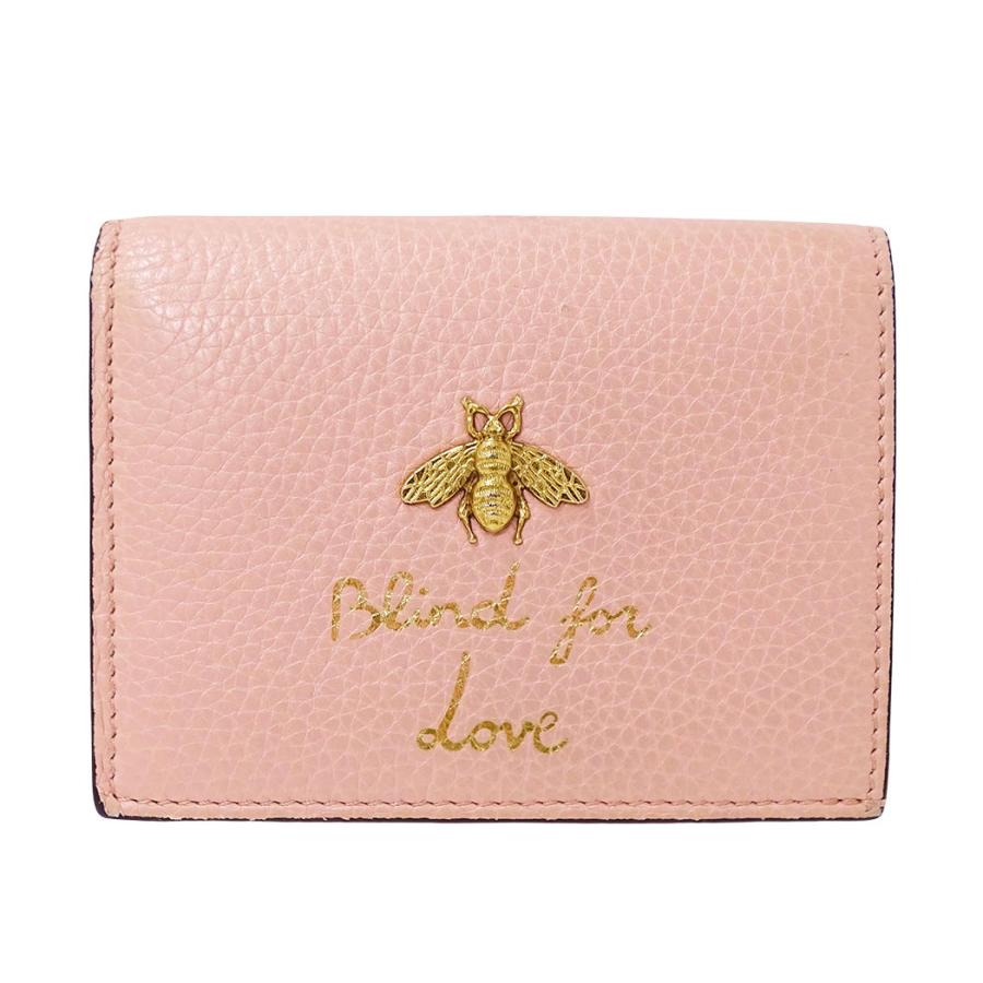 GUCCI グッチ 二つ折り財布 アニマリエ 蜂 ビー GGスプリームコンパクト GUCCI（グッチ） 財布 レディース ブランド 二つ折り財布 アニマリエ