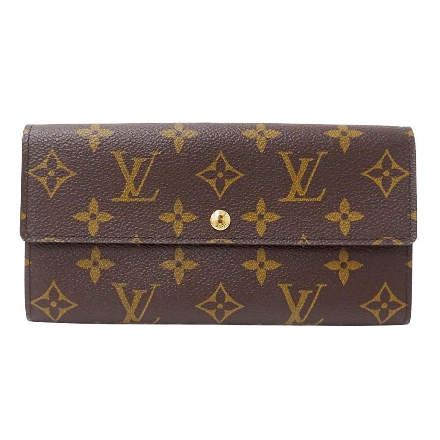 ルイヴィトン　長財布 　モノグラム　ポルトフォイユ　サラ　ブラウン　レディース LOUIS VUITTON（ルイ・ヴィトン） 財布 レディース ブランド 長財布