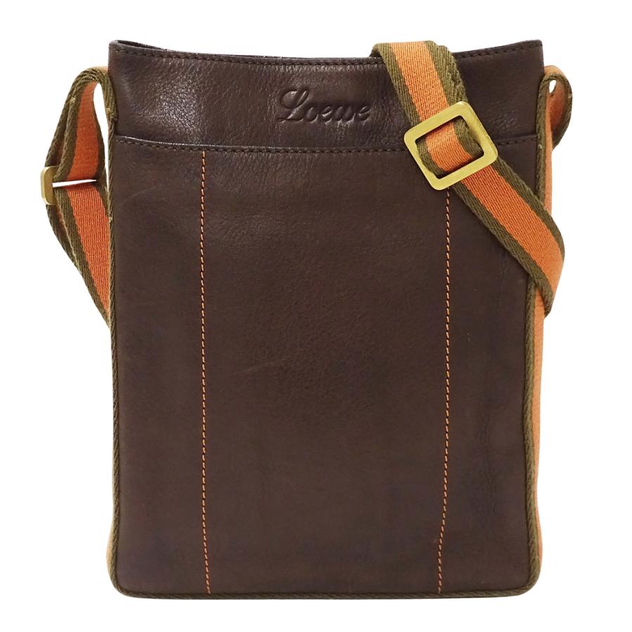 LOEWE ワンショルダーバッグ ブラウン×ブラウン LOEWE（ロエベ） バッグ レディース ブランド ショルダーバッグ レザー